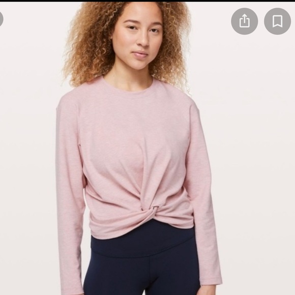 lululemon twist front top